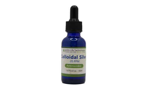 Colloidal Silver 20 PPM Front View